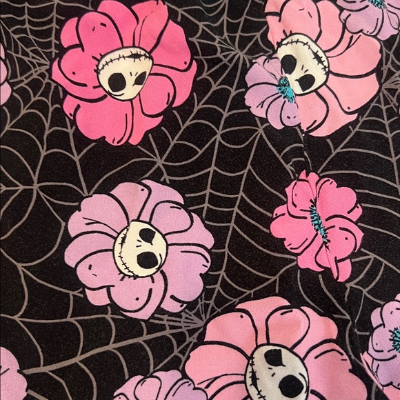 Disney szM Nightmare Before Christmas Women's Pink and Black Sleepwear Set EUC - Picture 6 of 13